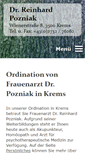 Mobile Screenshot of dr-pozniak.at